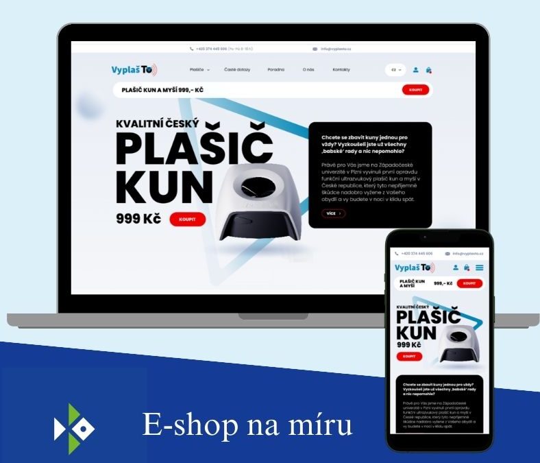 Vytvoření nového e-shopu na míru pro Vyplašto s.r.o.